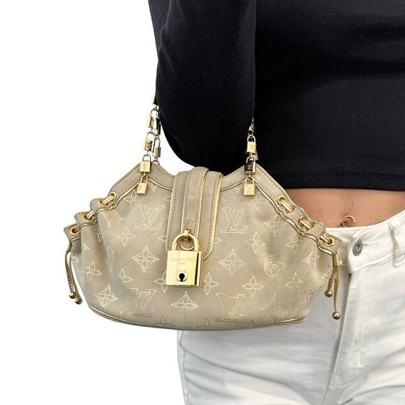 LOUIS VUITTON Vintage LV Monogram Extraordinary Theda Mini Bag Beige [105929] - Picture 2 of 15